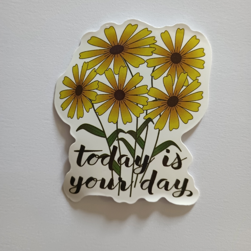 10/$10 Inspirational Positivity Sunflower Nature Garden Flower Sticker Decal